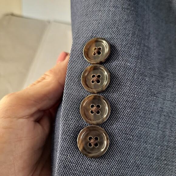 J. Crew Blue Sport Coat Blazer - Picture 8 of 14